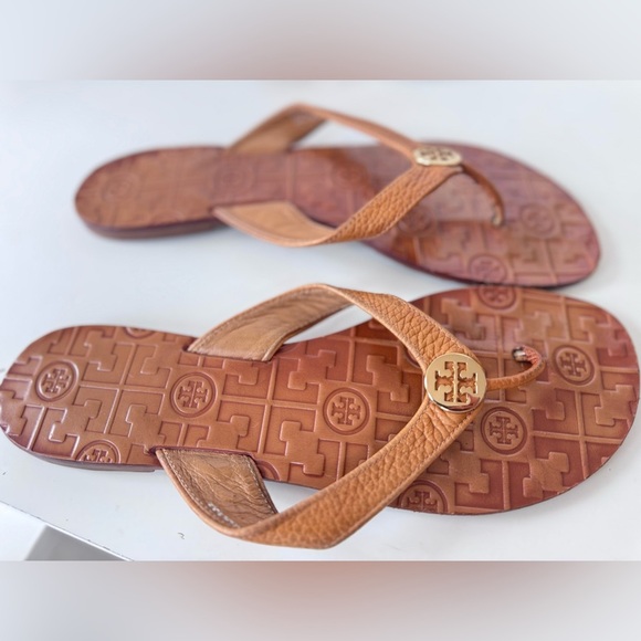 2 Tory Burch Thora Thong Sandals Shoes Women’s size 10 - Picture 8 of 11